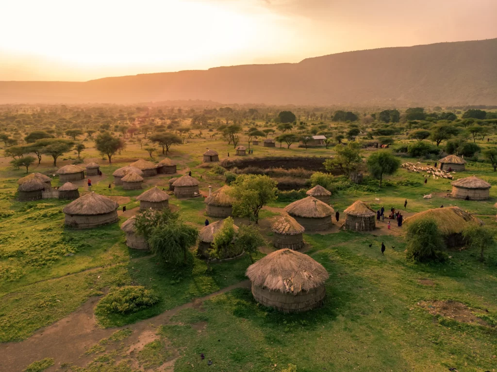Maasai boma village near Lion's paw camp by Karibu camps