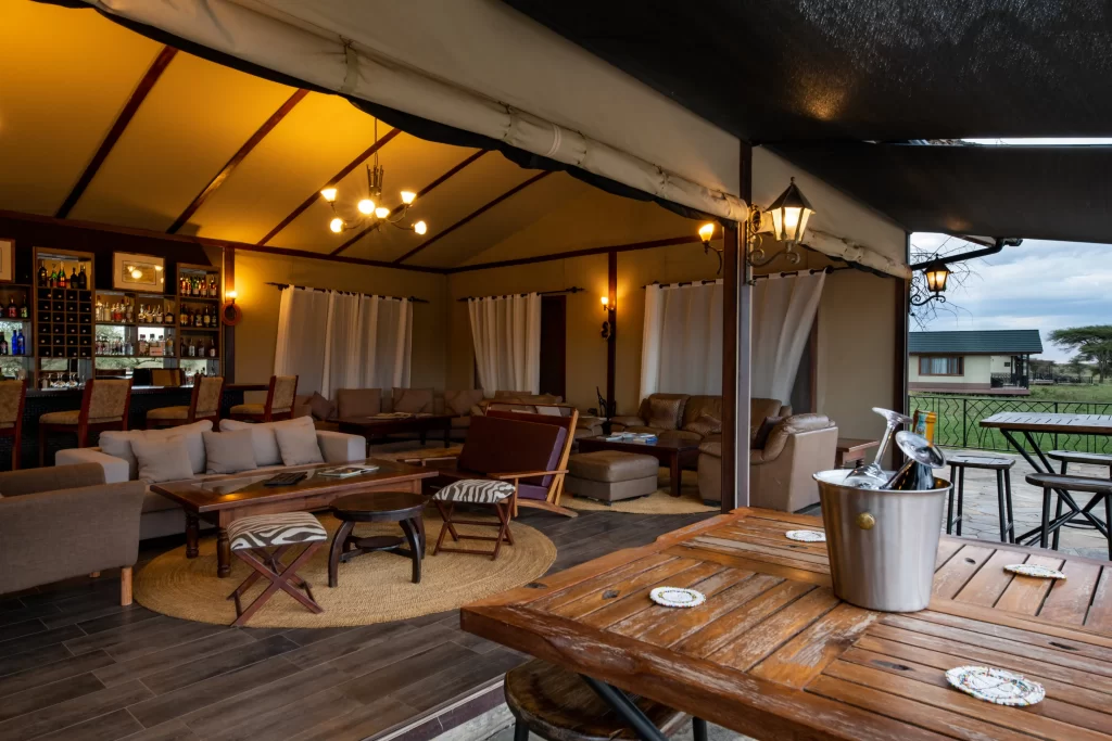 SC_Lounge_Bar_2 Serengeti Woodlands camp bar and lounge area